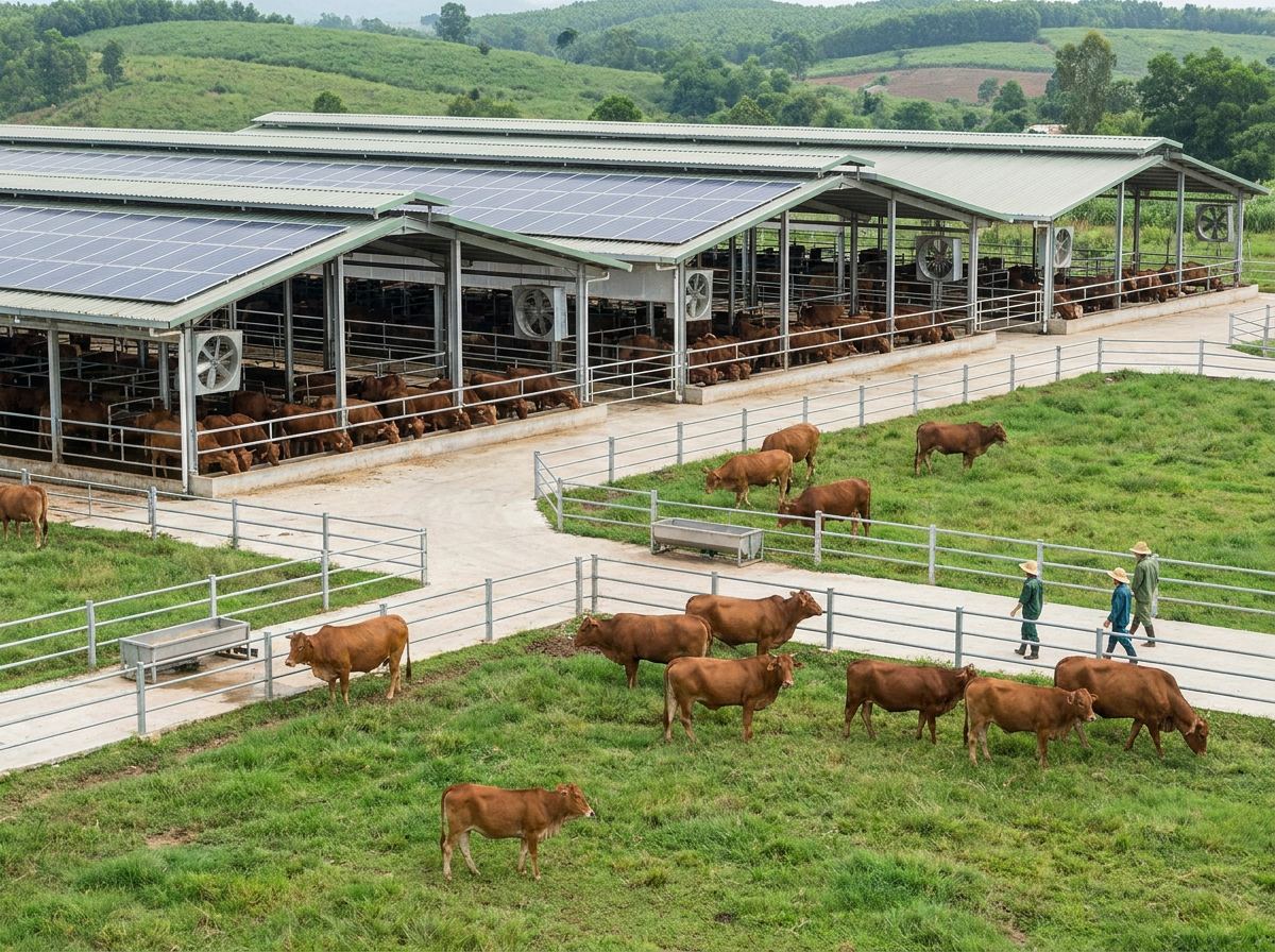 High-tech livestock begins